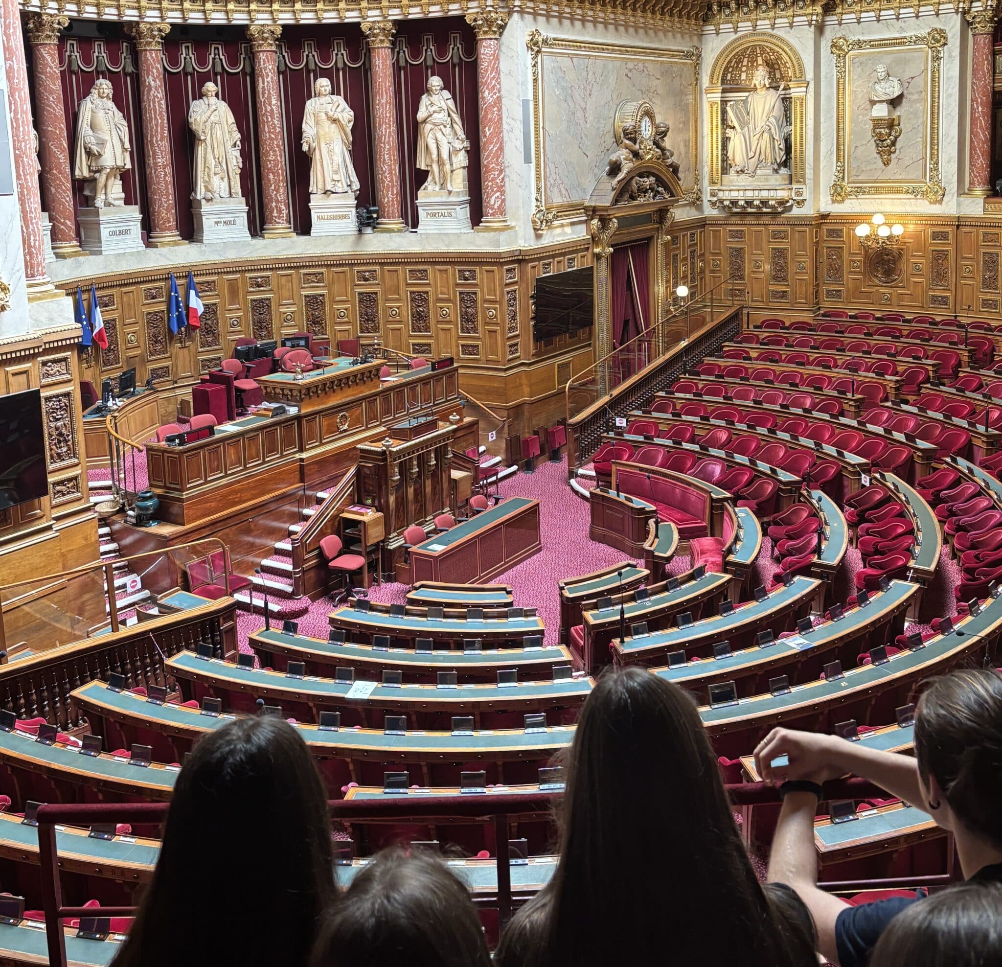 Visite au Sénat