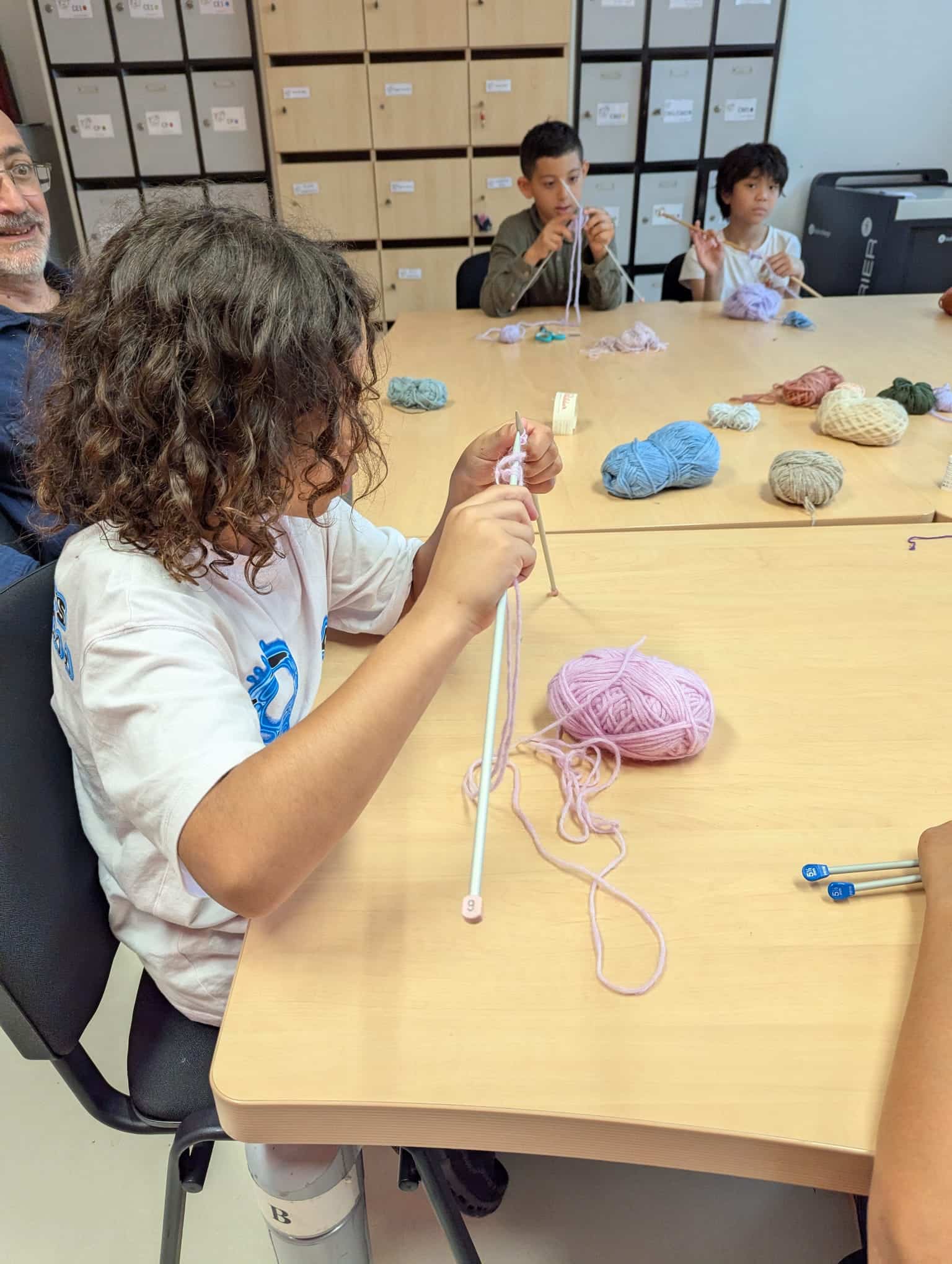 Atelier tricot en cm2 