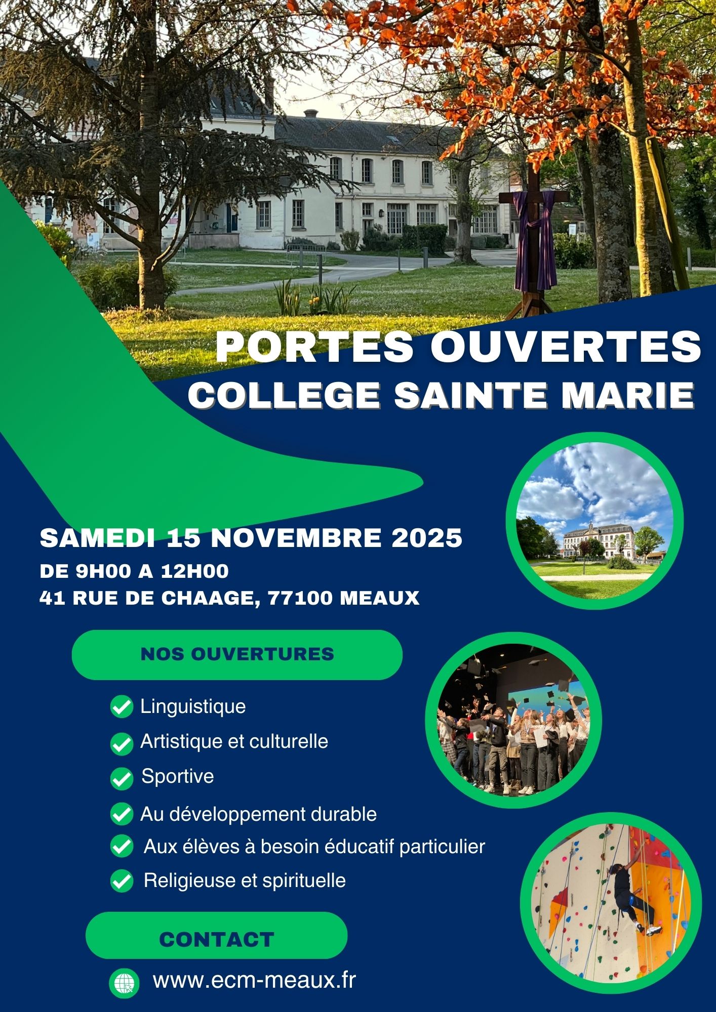 PORTES OUVERTES 2025 - COLLÈGE