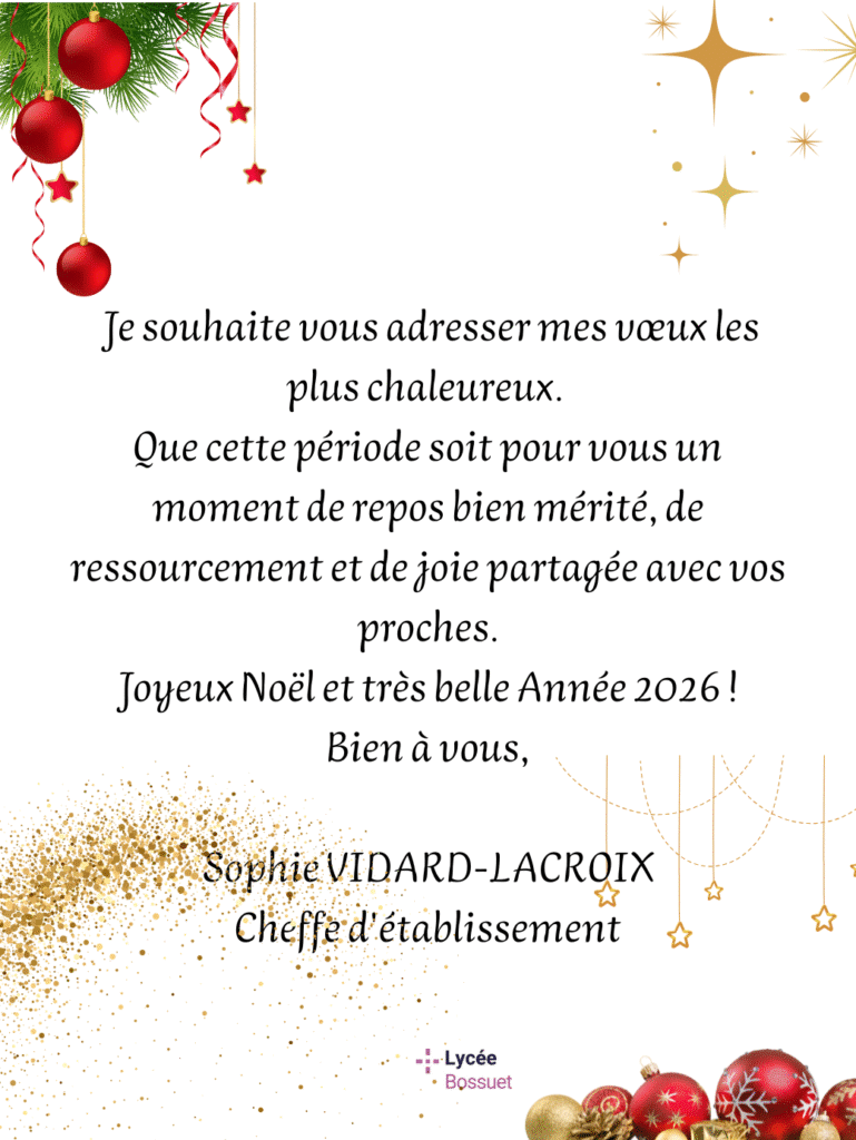 Menu de NOEL 3