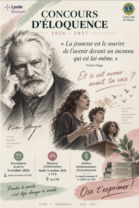 LES ATELIERS BOSSUET 2026